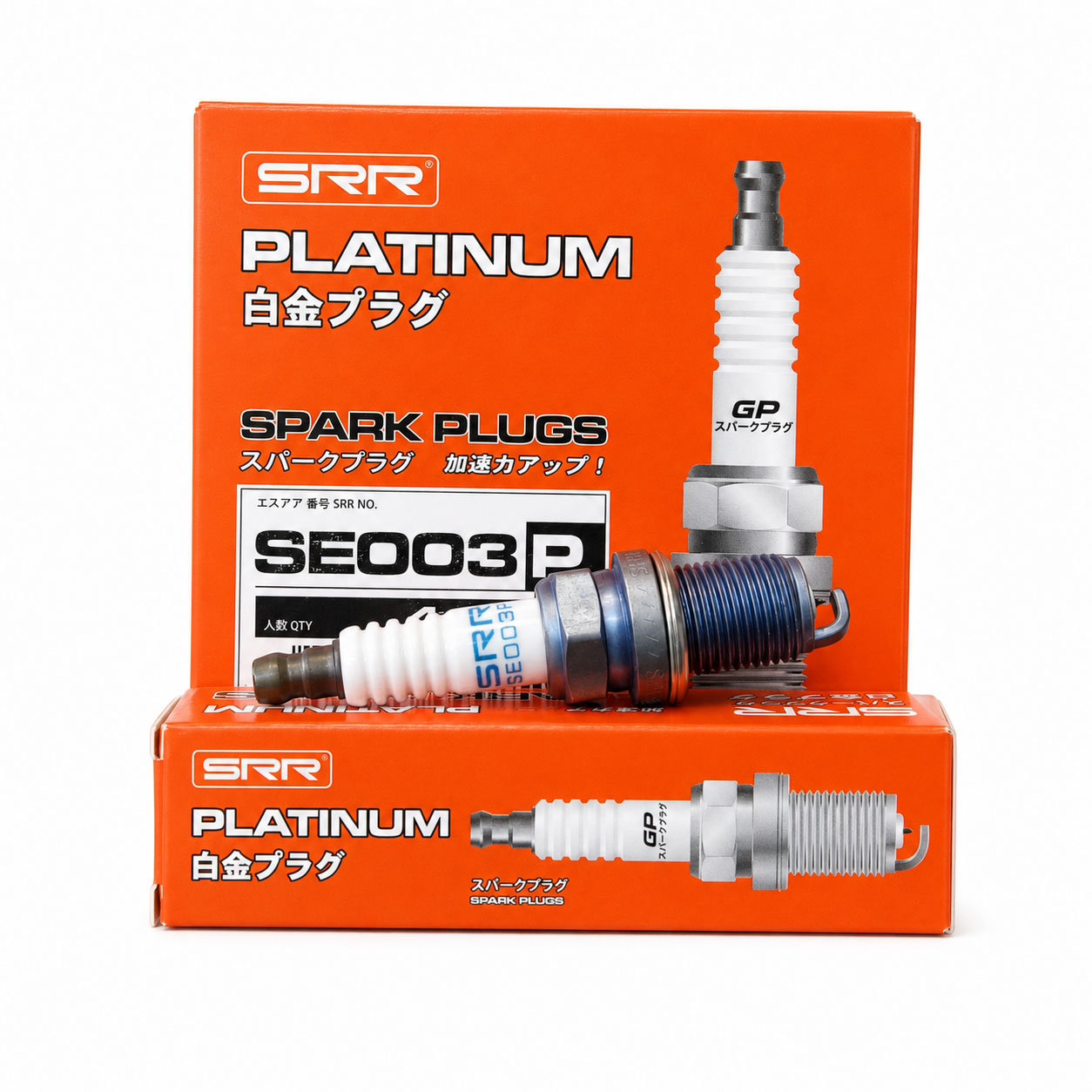شمع SRR ژاپن پایه کوتاه سوزنی پلاتینیوم